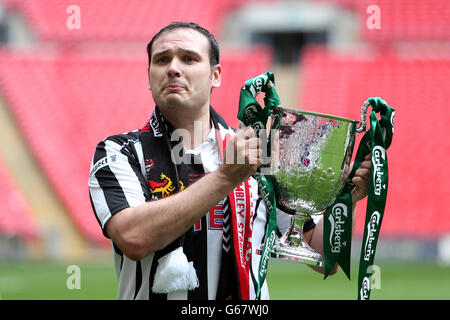 Fußball - FA Vase - Finale - Spennymoor Town / Tunbridge Wells - Wembley Stadium. Leon Ryan, Stadt Spennymoor. Stockfoto