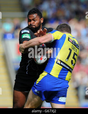 Rugby League - Tetley es Challenge Cup, letzte Quartal - Warrington Wolves V Huddersfield Riesen - Halliwell Jones Stadium Stockfoto