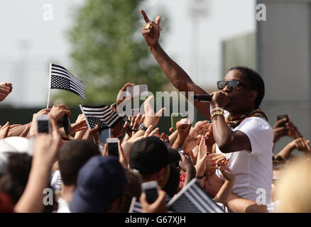 Wireless Festival 2013 - Tag 3 - London Stockfoto