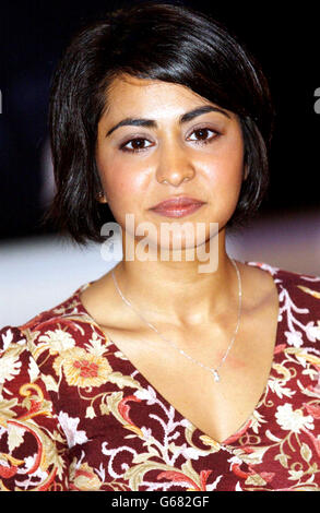 Erster Lichtfilmpreis - Nagra. Bend IT Like Beckham Schauspielerin Parminder Nagra bei den ersten Light Film Awards, Odeon Leicester Square, London. Stockfoto