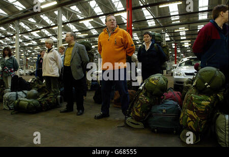 Reservisten - Chetwynd Kaserne Stockfoto