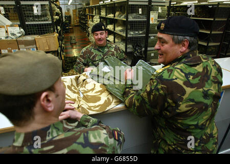 Reservisten - Chetwynd Kaserne Stockfoto