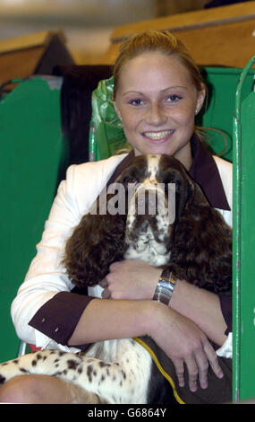 CRUFTS 2003 - VIBE MADSEN Stockfoto