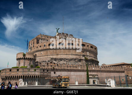 Engelsburg Engelsburg und Nationalmuseum. Rom Italien Stockfoto