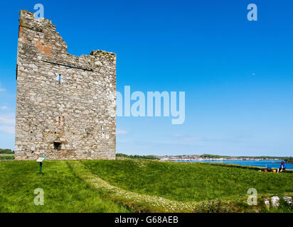 Audley Castle, Co. Down, Nordirland Stockfoto