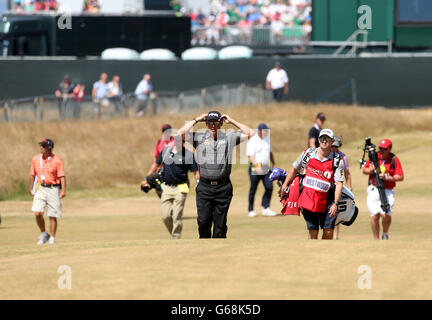 Golf - Open Championship 2013 - Tag zwei - Muirfield Golfclub Stockfoto