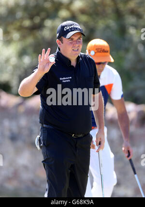 Golf - The Open Championship 2013 - Tag Zwei - Muirfield Golf Club. Irlands Shane Lowry am zweiten Tag der Open Championship 2013 im Muirfield Golf Club, East Lothian. Stockfoto