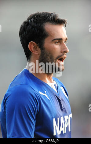 Fußball - vor der Saison freundlich - Chesterfield / Nottingham Forest - Proact Stadium. Sam Hird, Chesterfield Stockfoto