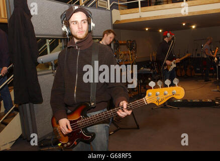 Coldplay, Mark & Schmalz zeigen Stockfoto