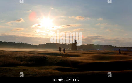 Die Open Championship 2013 - Tag Zwei - Muirfield Golf Club. Ein allgemeiner Blick auf den zweiten Platz der Open Championship 2013 im Muirfield Golf Club, East Lothian. Stockfoto