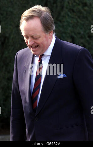 Major Ronald Ferguson Beerdigung Stockfoto