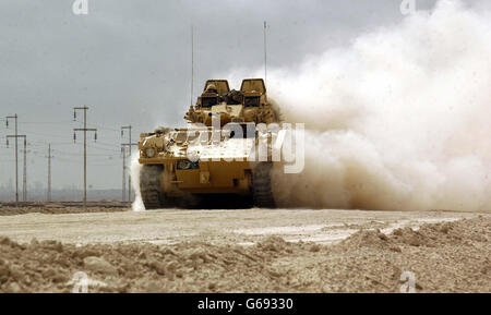 Scots Dragoon Guard - Irak-Krieg Stockfoto