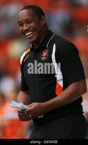 Fußball - Vorbereitungsspiel - Blackpool V Newcastle United - Bloomfield Road Stockfoto