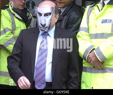 Borris Berezovsky betrug Gerichtsverfahren. Stockfoto