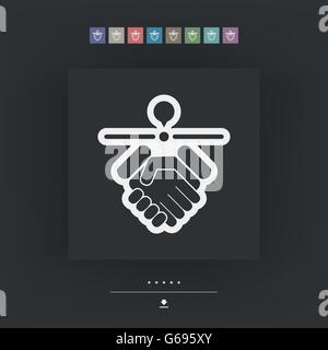 Vereinbarten Ort Stock Vektor