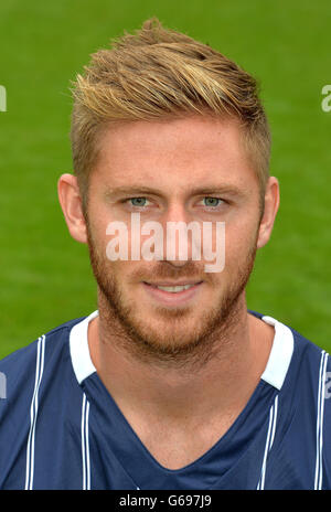 Fußball - Millwall FC Photocall - die Höhle Stockfoto