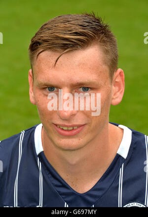 Fußball - Millwall FC Photocall - die Höhle Stockfoto