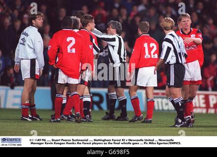 Fußball, Stuart Pearce Testimonial Stockfoto