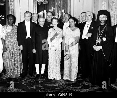 Politik - Commonwealth Staats mit der Königin - Buckingham Palace Stockfoto