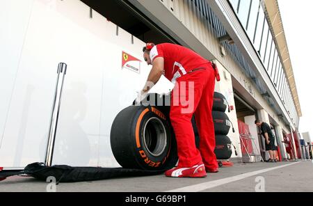 Rennsport - 2013 Formel 1 junge Fahrer testen - Tag eins - Silverstone Stockfoto