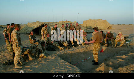 29-Kommando in Kuwait Stockfoto