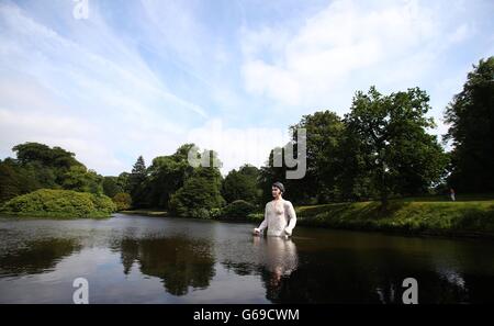 Mr. Darcy statue Stockfoto