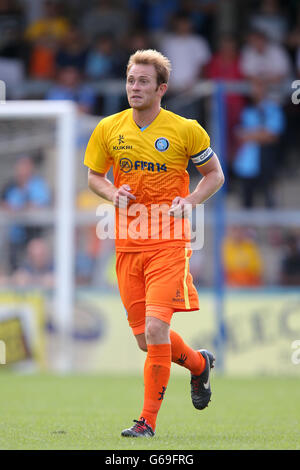 Fußball - vor der Saison freundlich - Wycombe Wanderers / Aston Villa - Adams Park. Stuart Lewis, Wycombe Wanderers Stockfoto