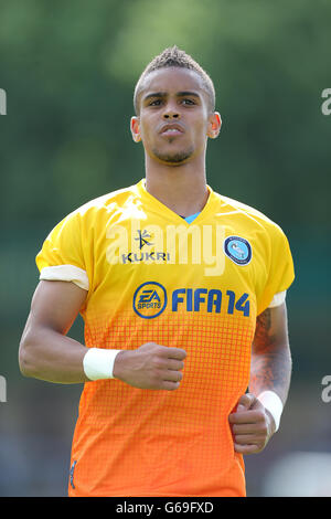 Fußball - vor der Saison freundlich - Wycombe Wanderers / Aston Villa - Adams Park. Paris Cowan-Hall, Wycombe Wanderers Stockfoto