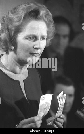 Politik - Margaret Thatcher - Finchley, Nord-London Stockfoto