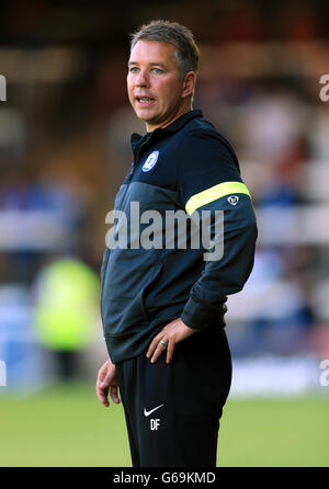 Fußball - freundlich - Peterborough United gegen Hull City - London Road. Darren Ferguson, Manager von Peterborough United Stockfoto