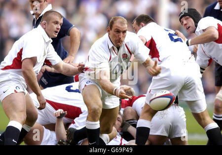 RBS 6 Nations England V Schottland Stockfoto