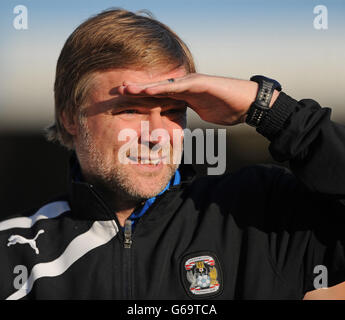 Fußball - freundlich - Mansfield Town gegen Coventry City - Feldmühle Stockfoto