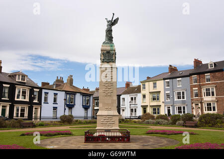 Großbritannien, England, County Durham, Hartlepool Landzunge, Cliff Terrace, Krieg-Denkmal Stockfoto
