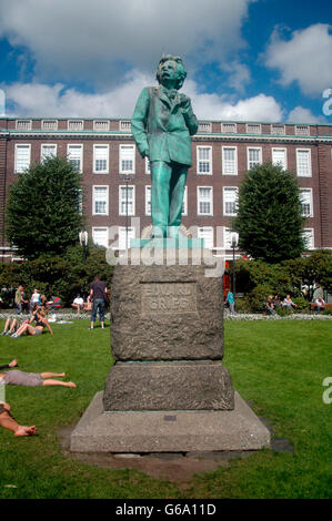 Impressionen - Edvard Grieg-Denkmal, Bergen, Norwegen. Stockfoto