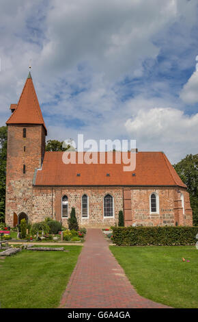 St.-Ulrichs-Kirche in historischen Rastede, Deutschland Stockfoto