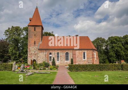 St.-Ulrichs-Kirche in historischen Rastede, Deutschland Stockfoto