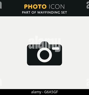 Vektor-Kamera-Symbol. Stock Vektor