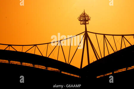 Reebok Stadium - Bolton Wanderers. Gesamtansicht des Bolton Wanderer's Reebok Stadium. Stockfoto