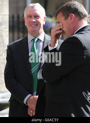 Lawrie Reilly Beerdigung Stockfoto