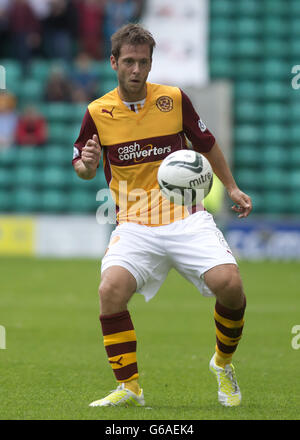 Fußball - Scottish Premier League - Hibernian V Motherwell - Easter Road Stockfoto