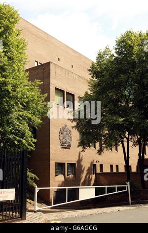 Allgemeine Ansicht des Southwark Crown Court im Süden Londons. Stockfoto