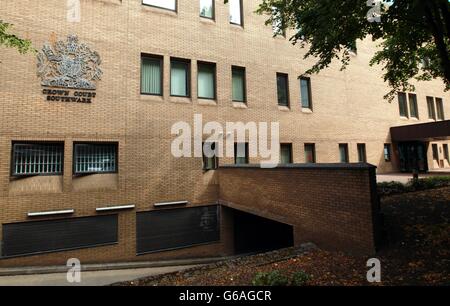 Allgemeine Ansicht des Southwark Crown Court im Süden Londons. Stockfoto