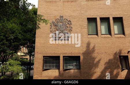 Allgemeine Ansicht des Southwark Crown Court im Süden Londons. Stockfoto