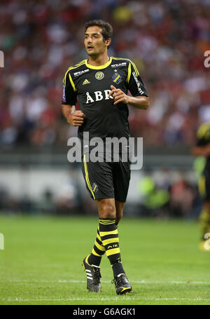 Fußball - Pre Season freundlich - AIK Solna gegen Manchester United – Friends Arena Stockfoto