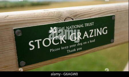 National Trust Lager Stockfoto