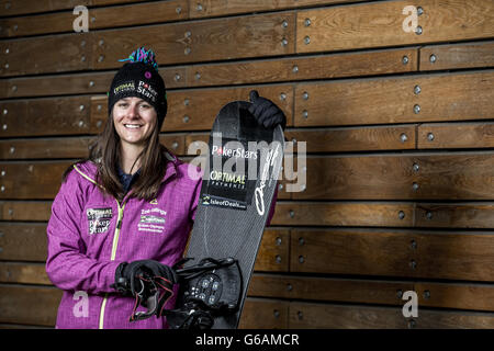 Olympia - BOA Winter Olympics Medientag - University of Bath Stockfoto