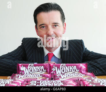 Wonka Schokolade Start Stockfoto