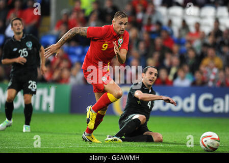 Fußball - Vauxhall internationale Freundschaftsspiele - Wales V Republik Irland - Cardiff City Stadium Stockfoto