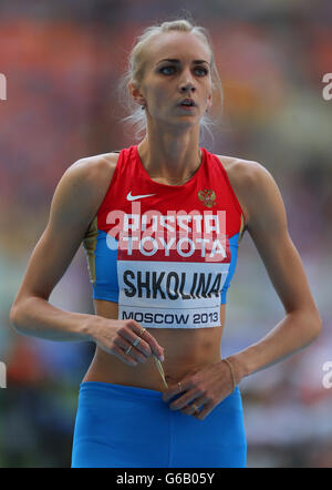 Leichtathletik - 2013 IAAF Leichtathletik-WM - Tag acht - Luzhniki-Stadion Stockfoto