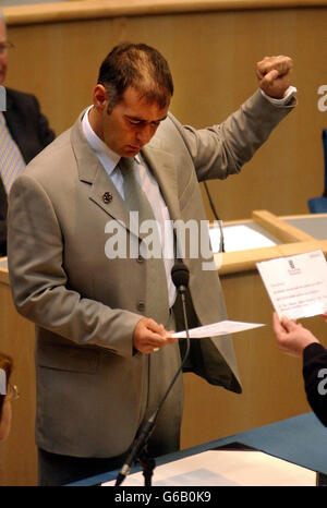 Tommy Sheridan - Eid Stockfoto